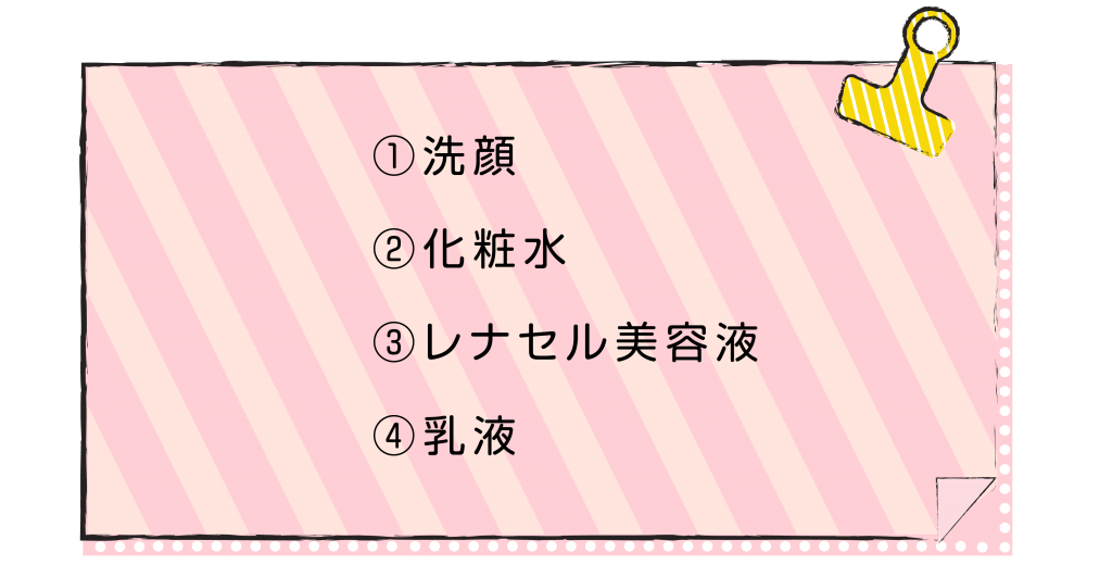 レナセルの使用手順